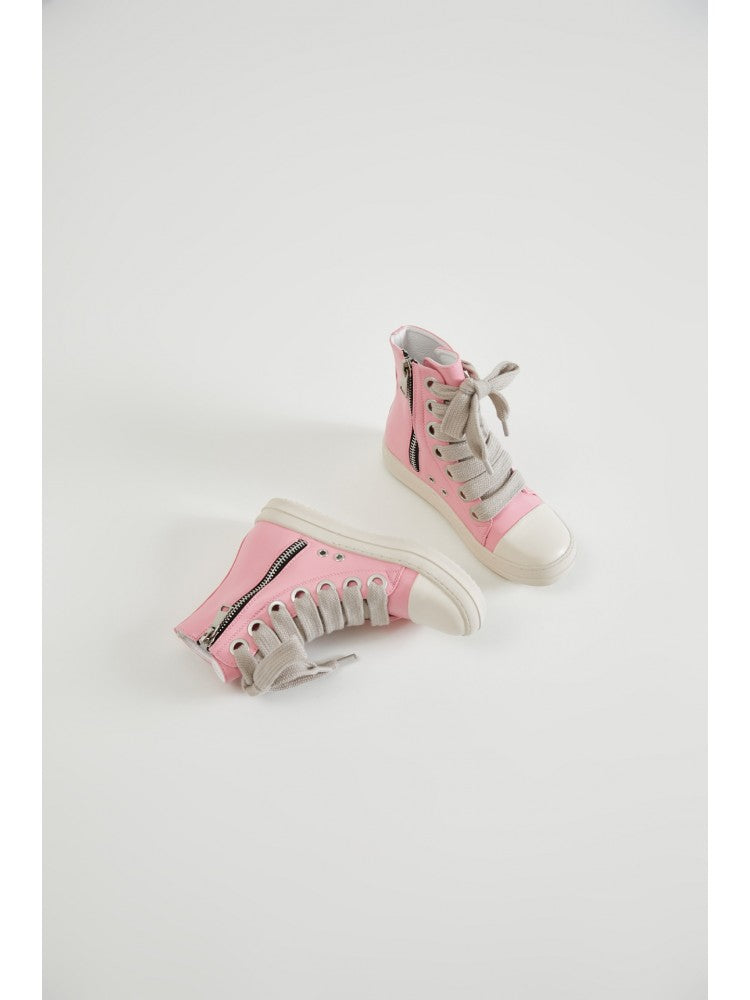 High Top leather sneakers